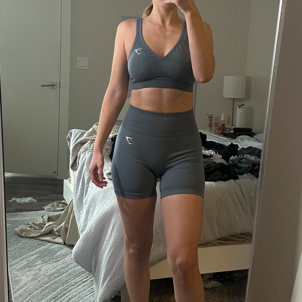 Gymshark Gray Bike Shorts